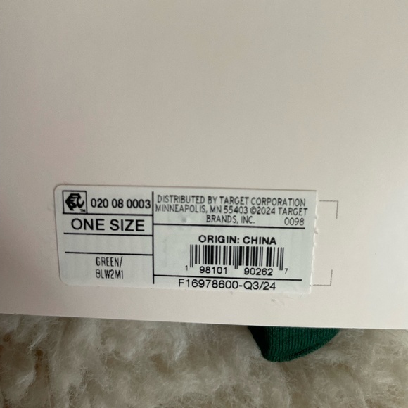 AUDEN QUILTED JERSY EYE MASK ONE SIZE GREEN NEW - Picture 7 of 8